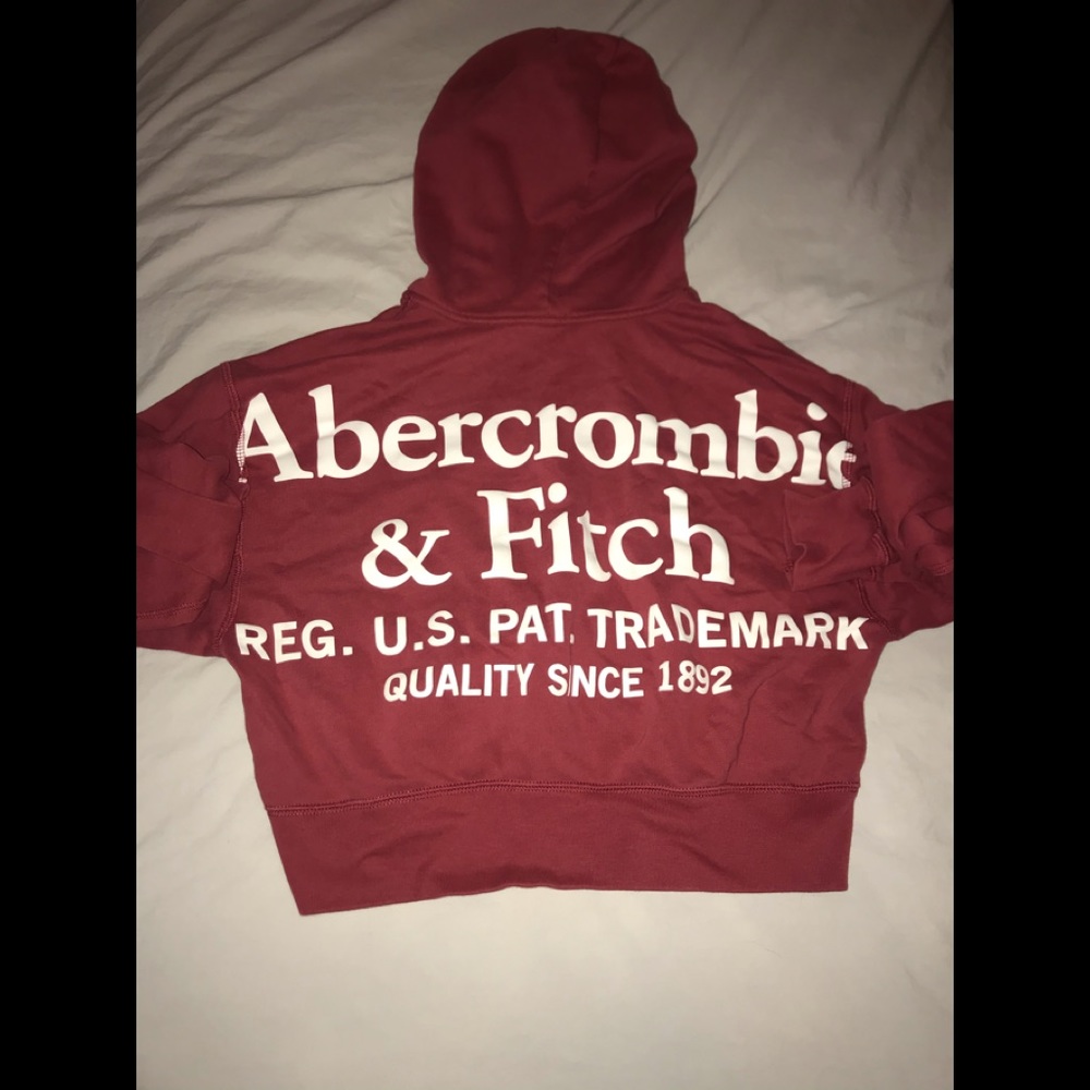 Abercrombie and Fitch crop hoodie